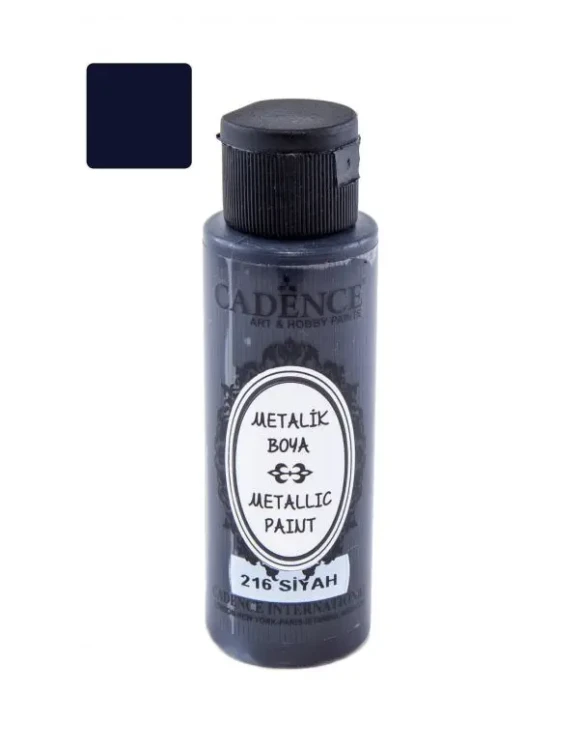 Farba Metalik Boya Cadence 70 ml. - 216 Czarny.webp
