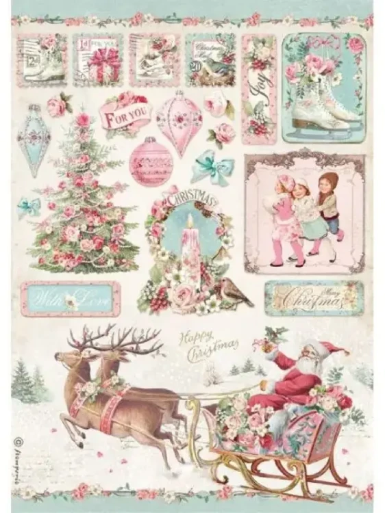 papier-ryzowy-do-decoupage-stamperia-pink-chrismas-sanie.webp