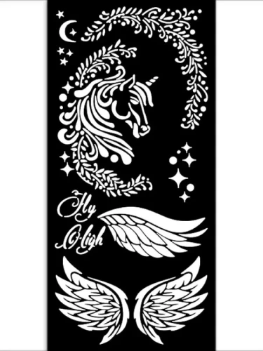 stamperia-szablon-3d-12x25-cm-wonderland-jednorozec.webp