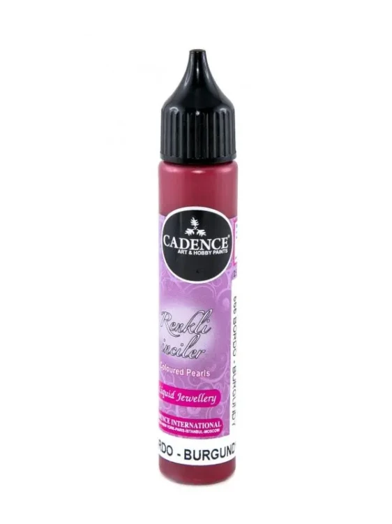 perelki-w-plynie-cadence-25ml-bordo-burgundy.webp