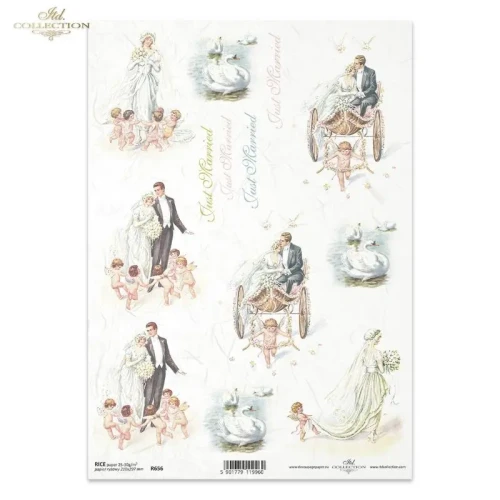 papier-ryzowy-itd-collection-r0656-just-married.webp