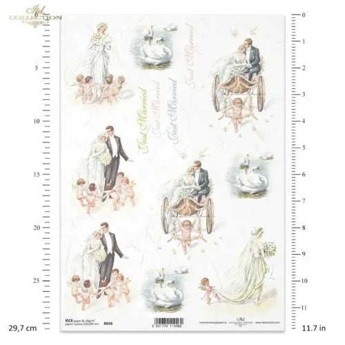 papier-ryzowy-itd-collection-r0656-just-married1.webp