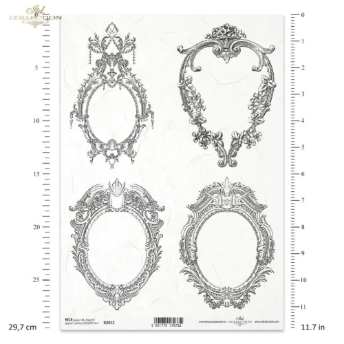 Papier-ryzowy-do-decoupage-Itd-Collection-A4 -ramki-R2012-1.webp