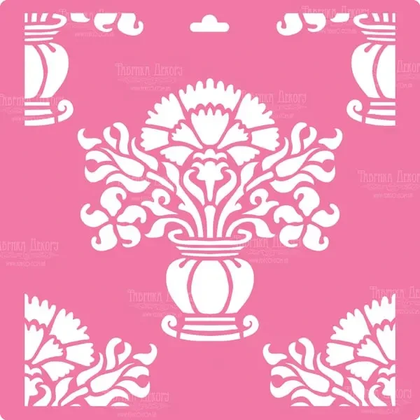 szablon-fabrika-decoru-30x30cm-wazon z kwiatami-1.webp