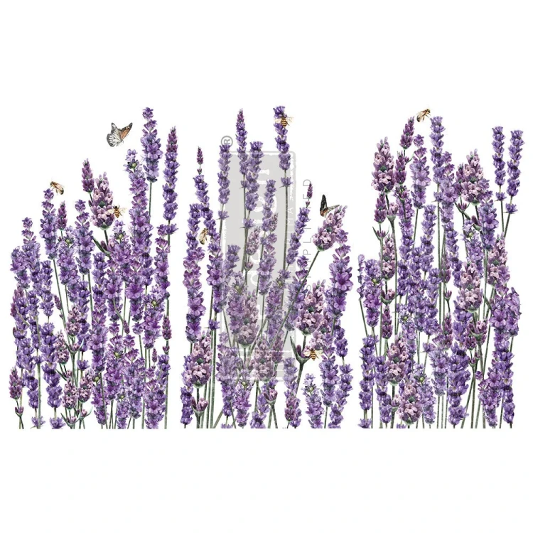 Champs de lavende - folia transferowa redesign with prima